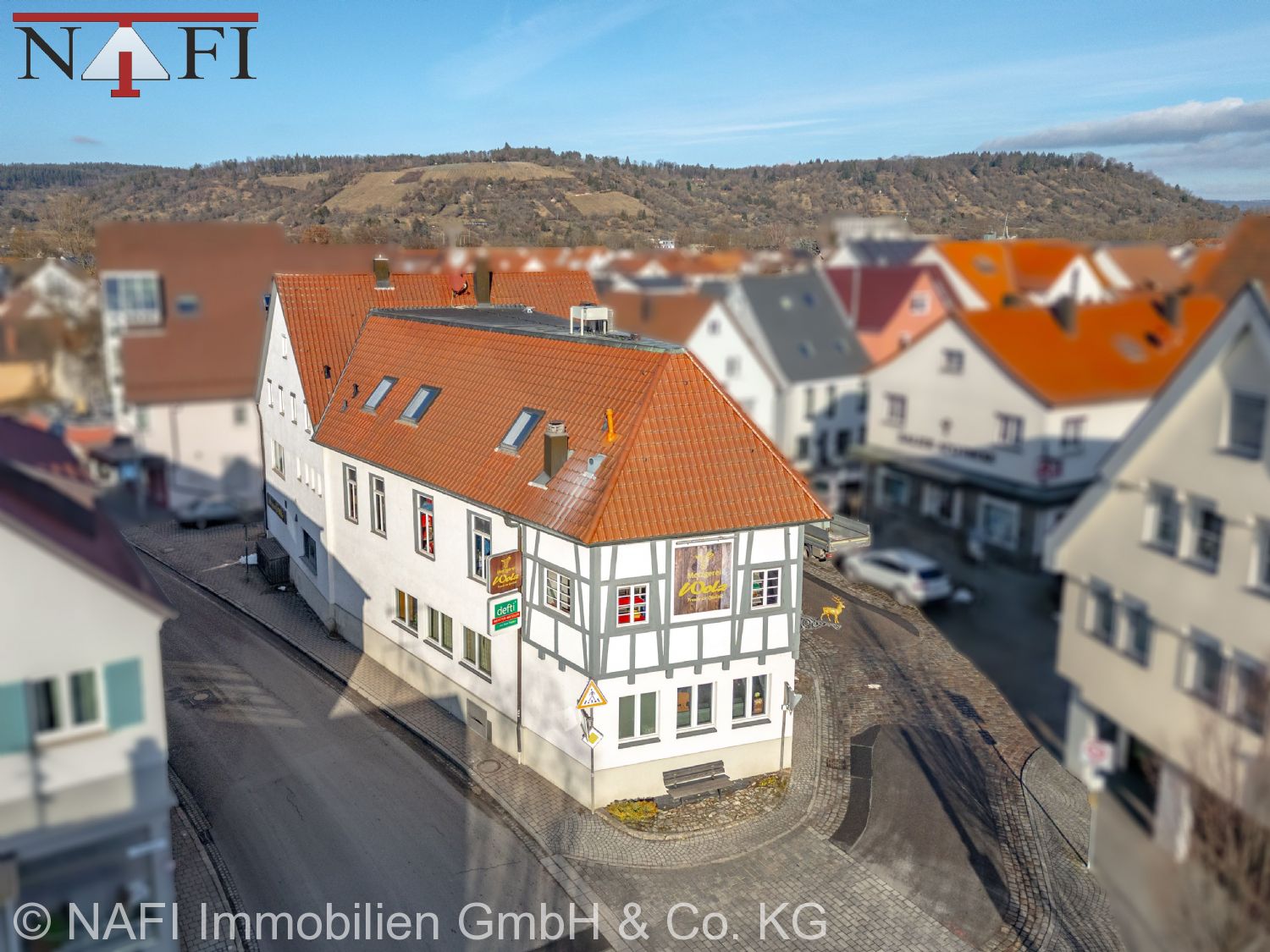 10% Renditestarkes Wohn- und Geschäftshaus in zentraler Ortskernlage mit Entwicklungspotenzial - Aussenansicht (21687)