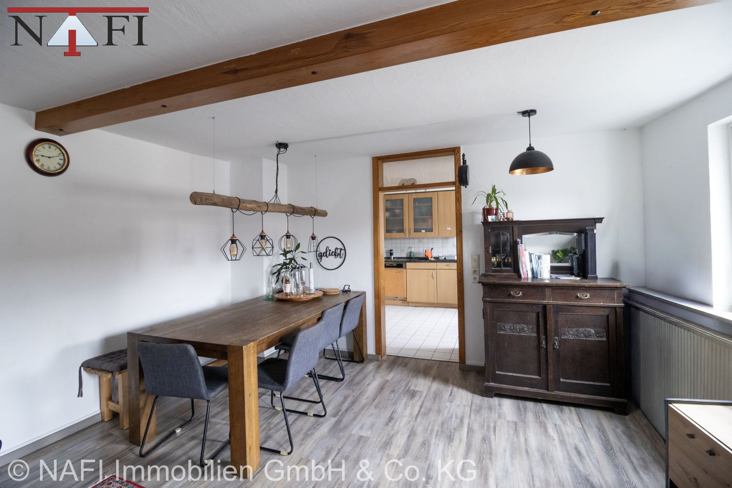 10% Renditestarkes Wohn- und Geschäftshaus in zentraler Ortskernlage mit Entwicklungspotenzial - Gemeinschaftsraum 1. Ebene Maisonettewohnung (2. OG) (21673)