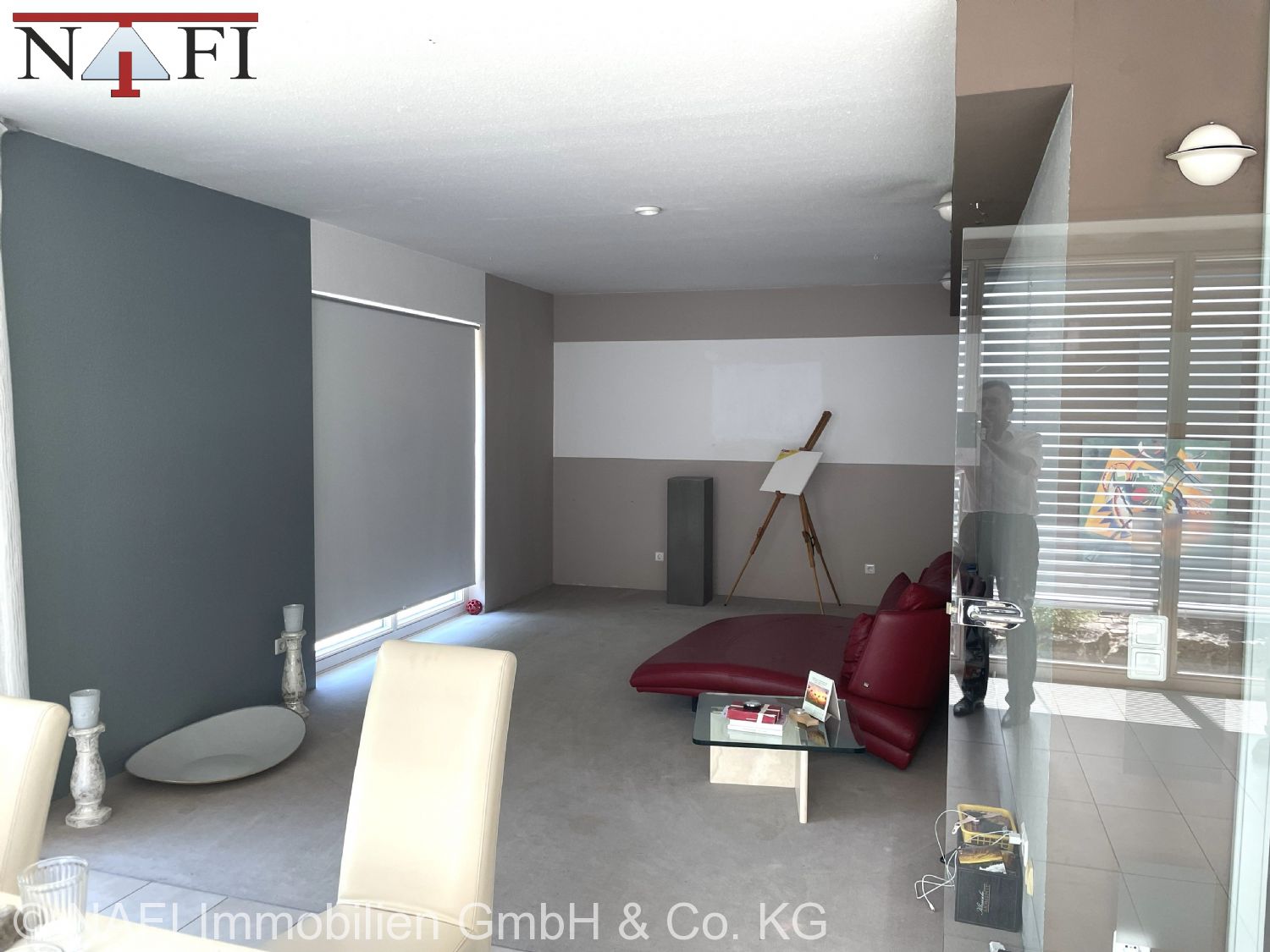 Exklusives Passivhaus mit Schwimmteich, Photovoltaik und hochwertiger Ausstattung - Wohnbereich (22745)