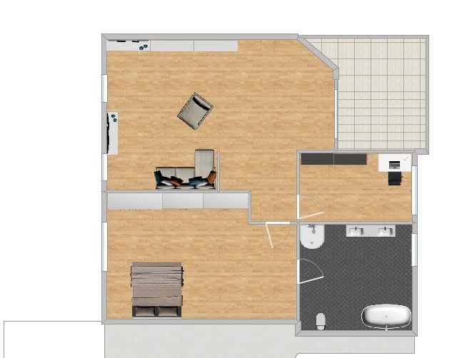 ***In attraktiver Wohnlage – modernes Architektenhaus *** - Grundriss OG/DG  Wohnebene/Schlafräume (22428)