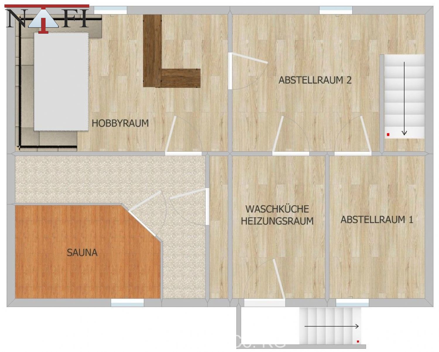 **Wohnidylle in begehrter Lage von Schorndorf** - Grundriss UG (18043)