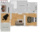 Grundriss Hanggeschoss - ** Mehrfamilienhaus mit Panorama-Weitblick – Anlageobjekt **