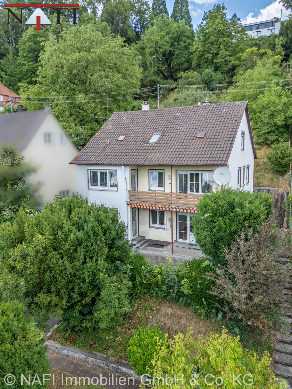 ++Solides 2-3 FH in begehrter Sonnenlage – naturnah wohnen mit vielfältigen Nutzungsmöglichkeiten++ - Luftaufnahme (18276)