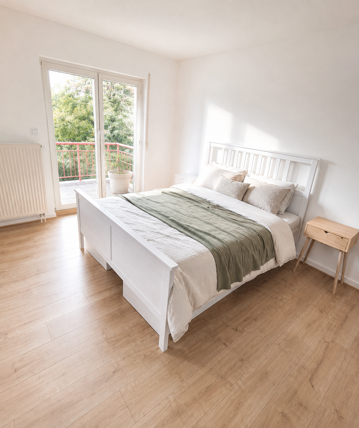 Werthaltige Kapitalanlage – Moderne 2,5-Zimmer-Wohnung in gepflegter Wohnanlage - Gestaltungsbeispiel Schlafzimmer (22320)