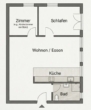 Grundriss - +++Helle, sonnendurchflutete 3-Zimmer-Wohnung in attraktiver Lage+++