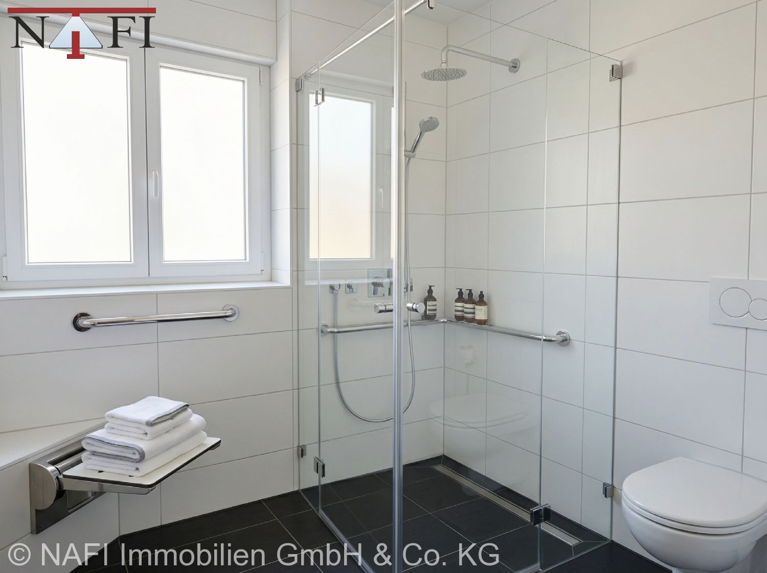 ** Exklusive Traumwohnung im Neubau-Standard – hochwertig, modern, sofort begehrenswert ** - Dusche (19295)