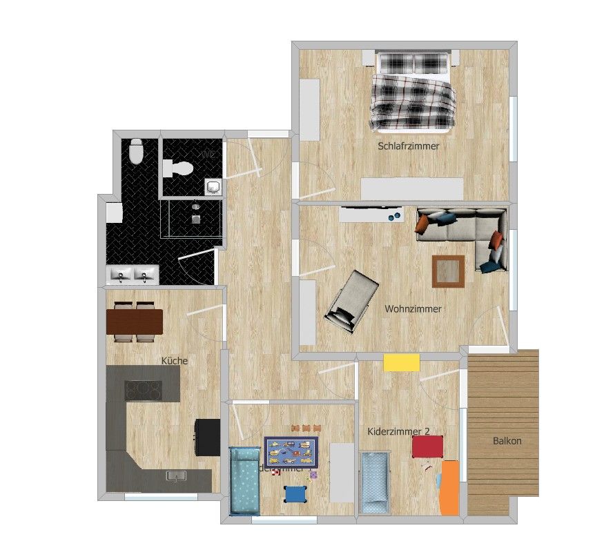 NEUWERTIG ~ Barrierefrei ~ 3 bzw. 4-Zimmer-Erdgeschosswohnung in ruhiger Wohnlage - Bild (17648)