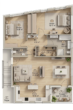Penthouse Grundriss - ++Exklusives Penthouse von 2020 – Wohnen über den Dächern von Ebersbach++