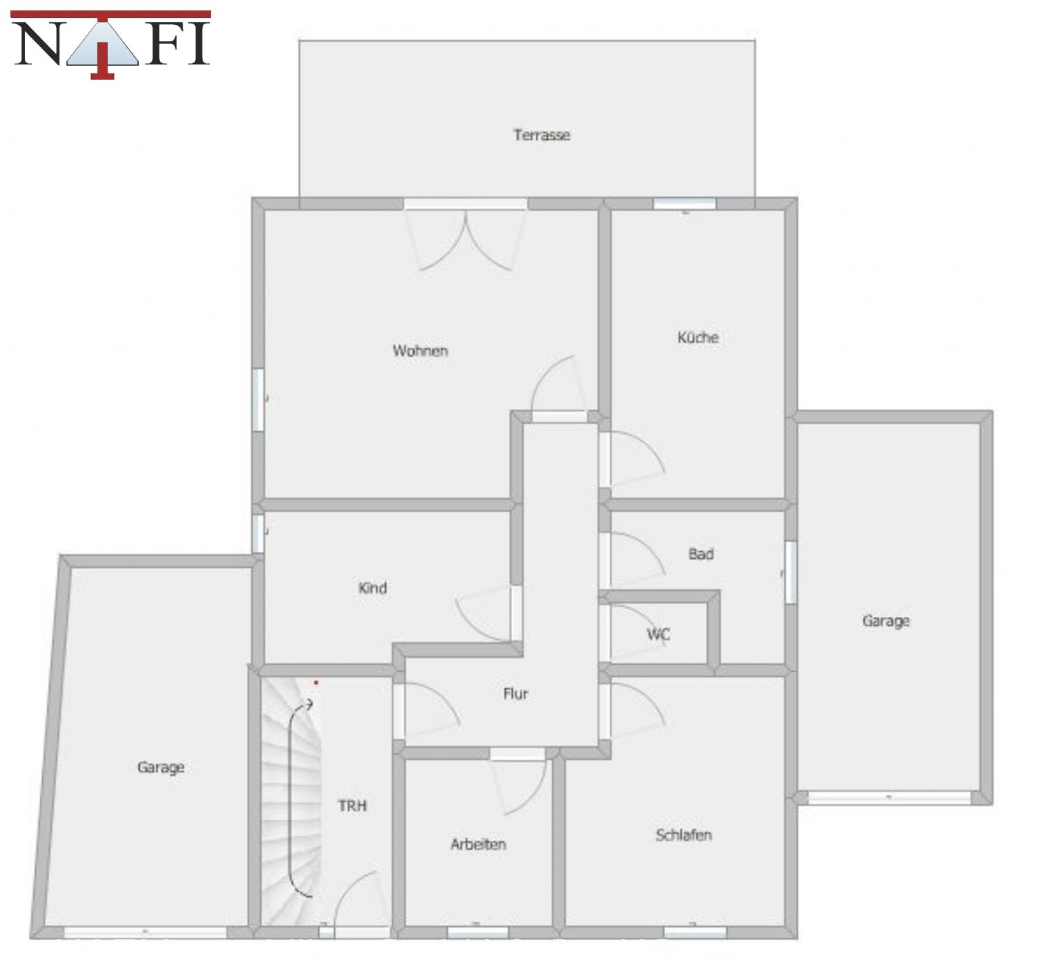 *Familienfreundlich wohnen – Moderne 4,5-Zi.-EG-Wohnung mit Garten* - Grundriss EG (24967)