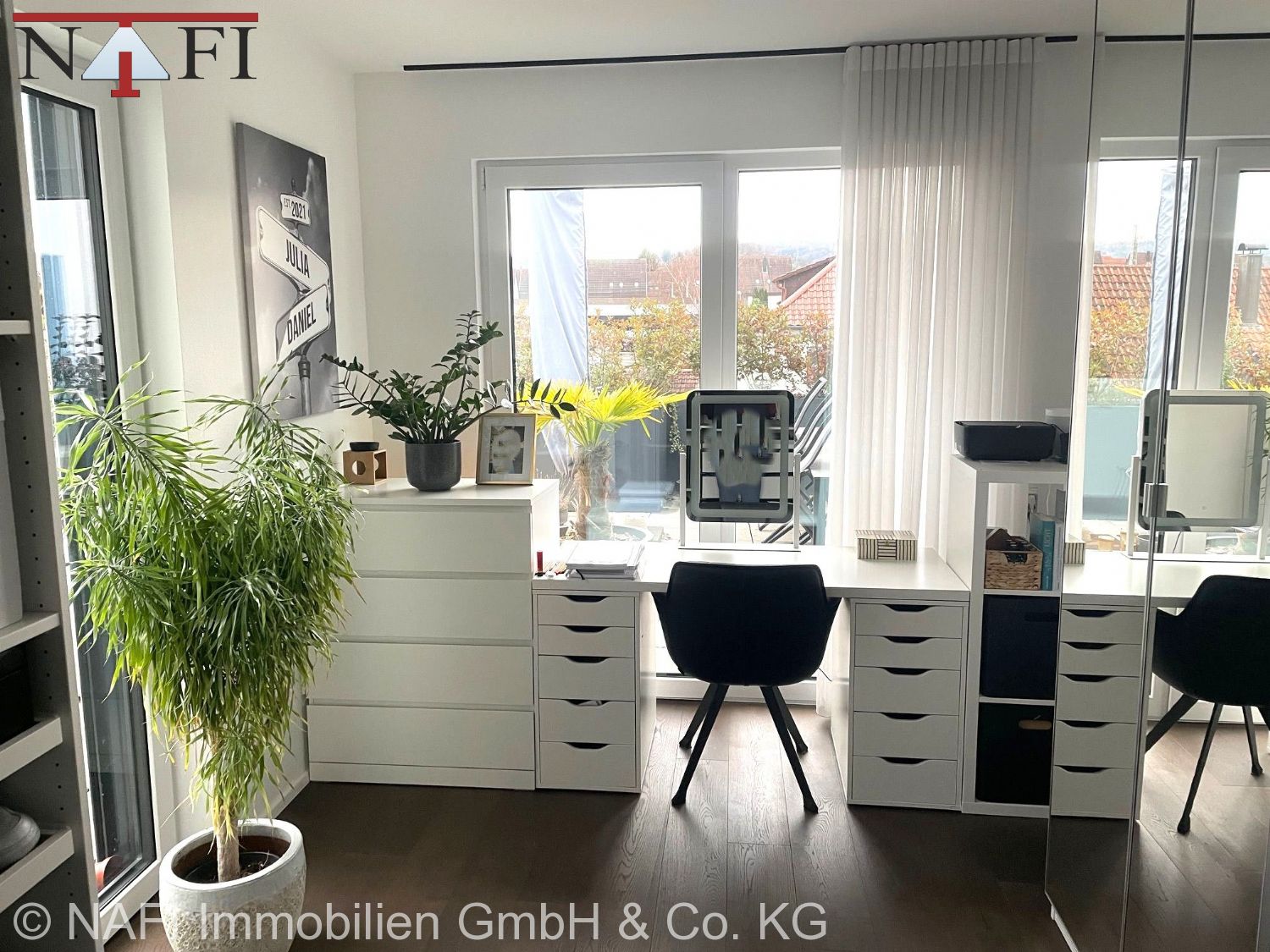 ** Luxuriöses Penthouse mit beeindruckender Dachterrasse ** - Büro/Schlafzimmer2 (24520)
