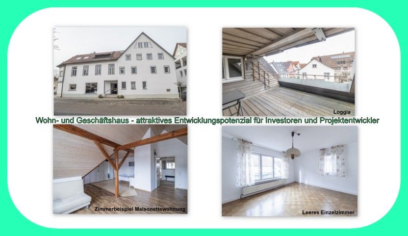 Wohn- und Geschäftshaus – attraktives Entwicklungspotenzial für Investoren und Projektentwickler - Titelbild (26688)