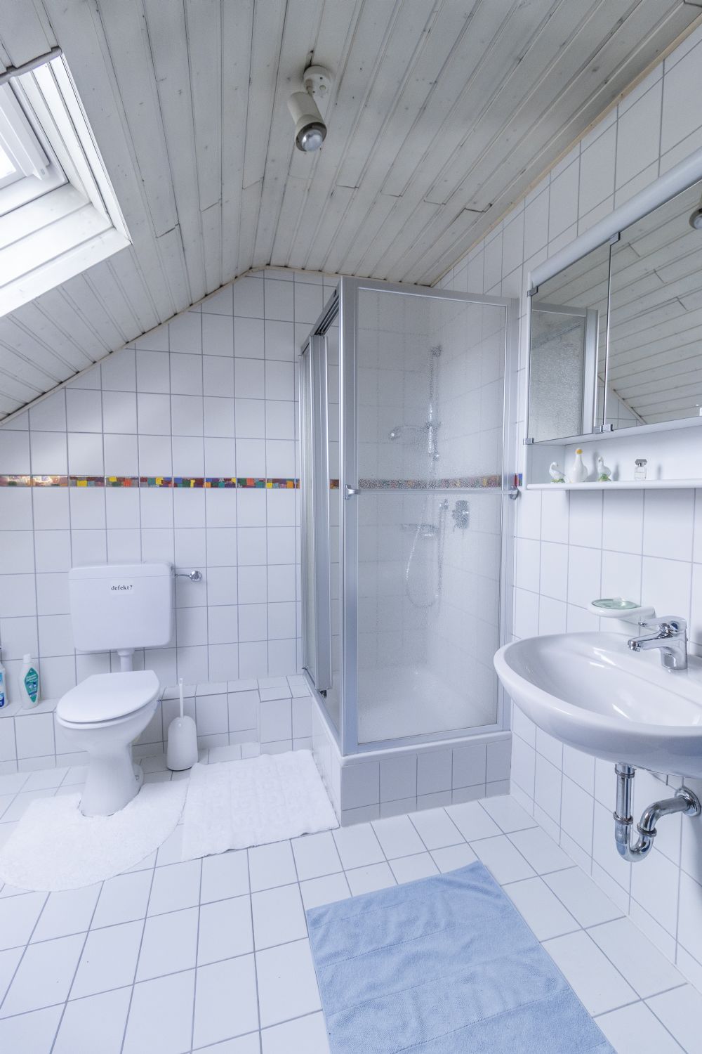 **Wohnen mit Gewerbepotenzial – Großzügiges Einfamilienhaus im Mischgebiett** - Badezimmer DG (24632)