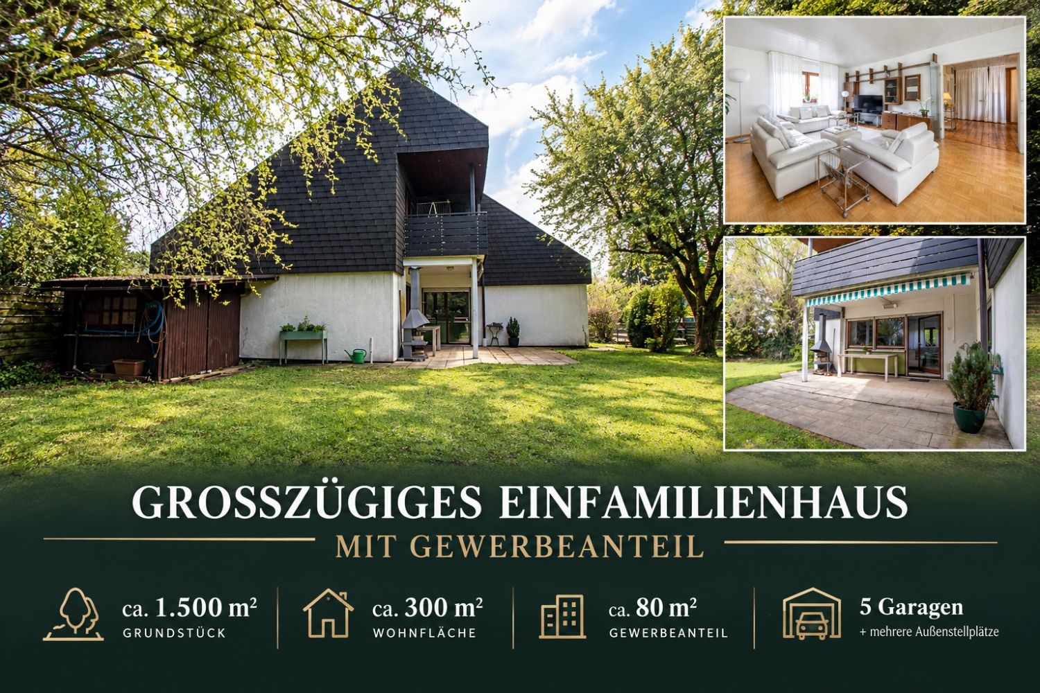 **Wohnen mit Gewerbepotenzial – Großzügiges Einfamilienhaus im Mischgebiett** - Titelbild (24613)