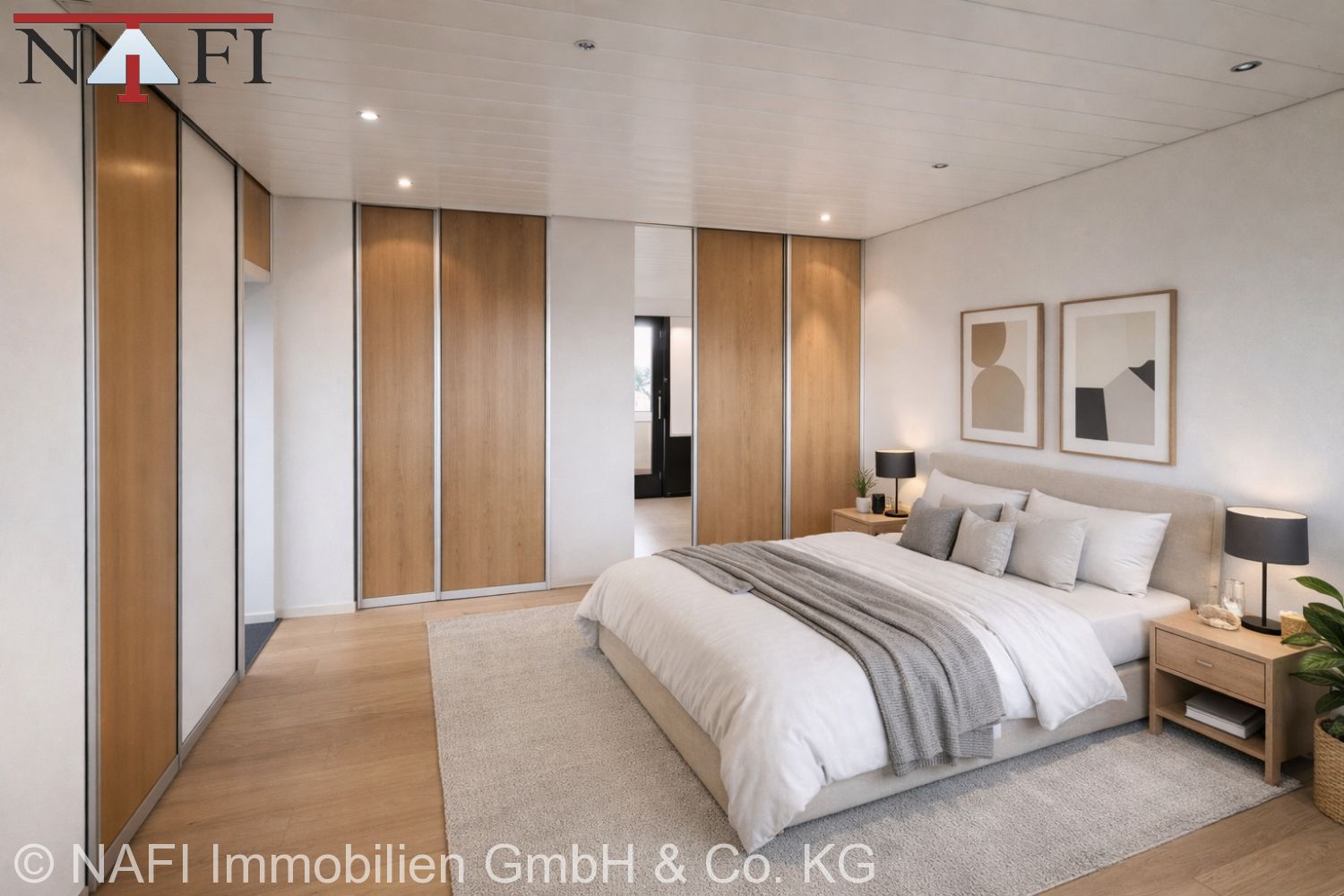 ++Wohnkomfort mit Panorama – Attraktive 2-Zimmer-Wohnung++ - Schlafzimmer (18443)
