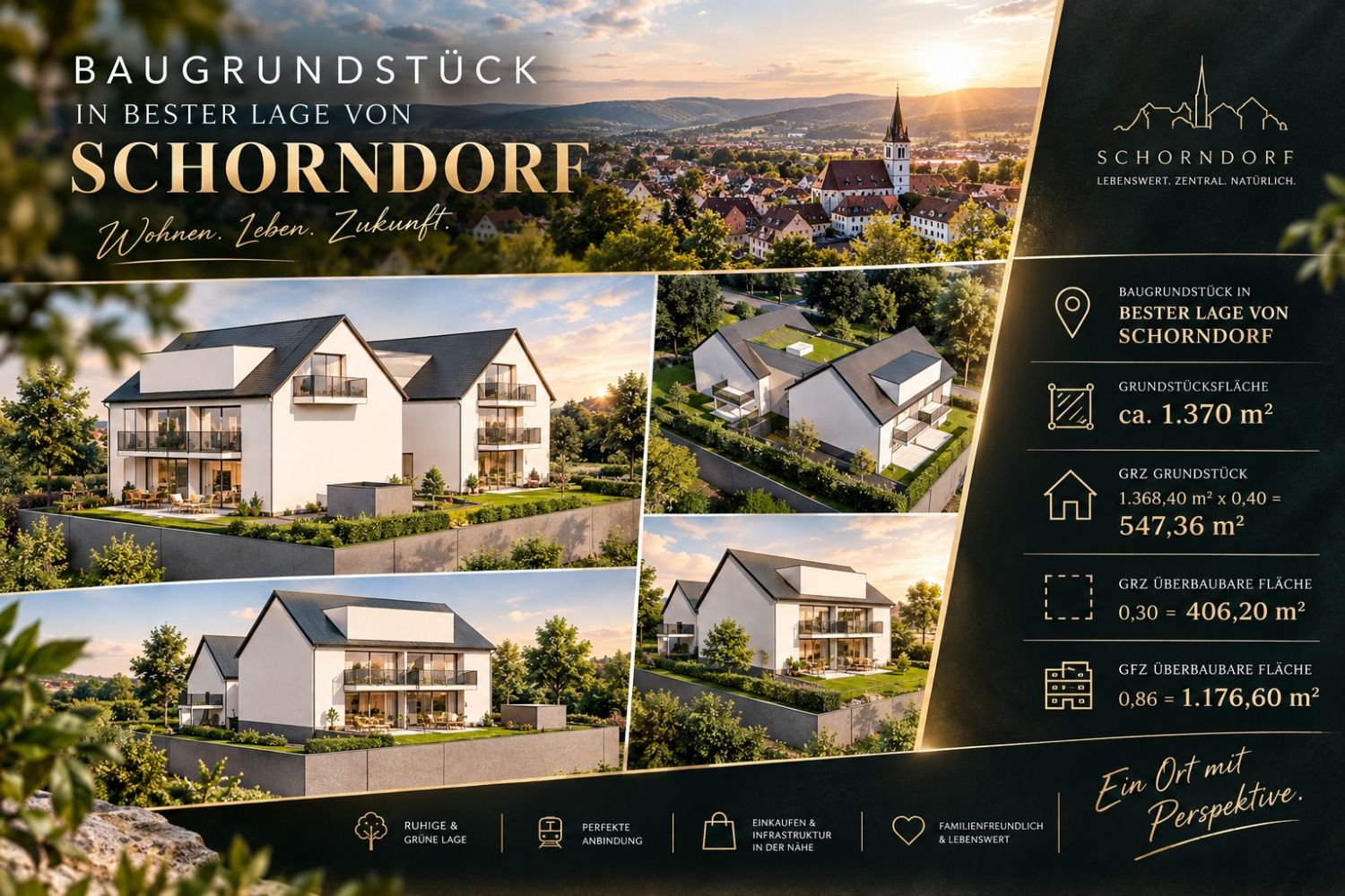 Beste LAGE…Exklusives Baugrundstück mit vielseitigem Entwicklungspotenzial in Schorndorf-Süd - Baugrundstück Schorndorf (24639)