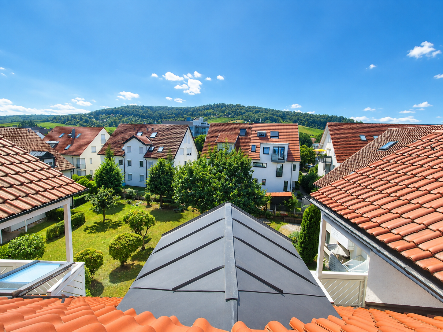 Charmante Galeriewohnung mit Wohlfühlcharakter und Blick ins Grüne - Aussicht (22296)