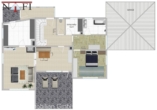 Grundriss EG - **Wohnen am Ortsrand – Einfamilienhaus mit viel Platz und Doppelgarage**
