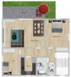 Grundriss - *lichtdurchflutete 3,5-Zimmer-Erdgeschosswohnung mit Garten* 6,1% Rendite