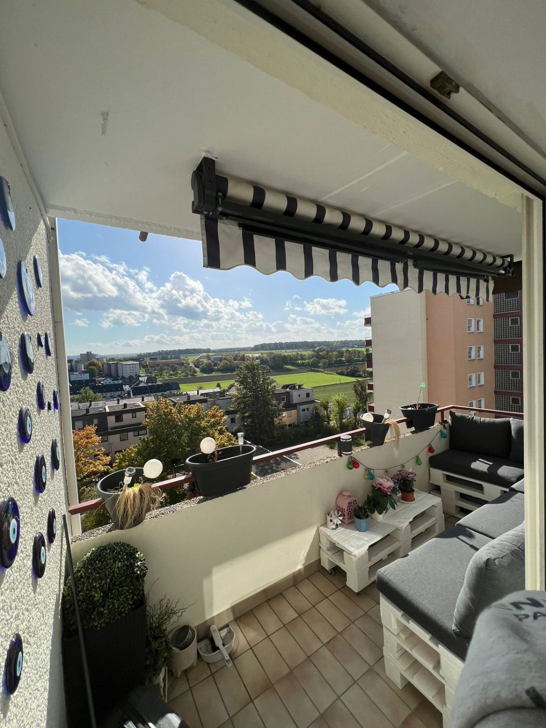 Vermietete 3-Zimmer-Wohnung in Feldrandlage Hemmingen mit Balkon & Stellplatz - Balkon (20044)