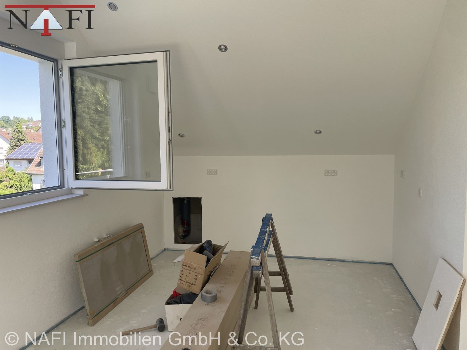 **4-Zimmer-Dachgeschosswohnung im Neubau – Modernes Wohnen in Lorch** - Bereich für Küche (24933)