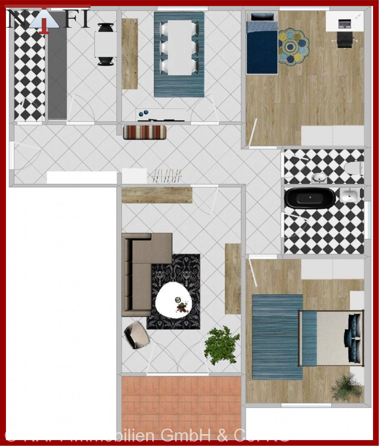 **Zentral & Großzügig: Die ideale 4-Zimmer-Wohnung für Familien**, 73614 Schorndorf, Etagenwohnung